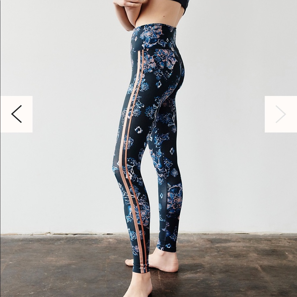 Free people High-Rise Ankle Printed leggings